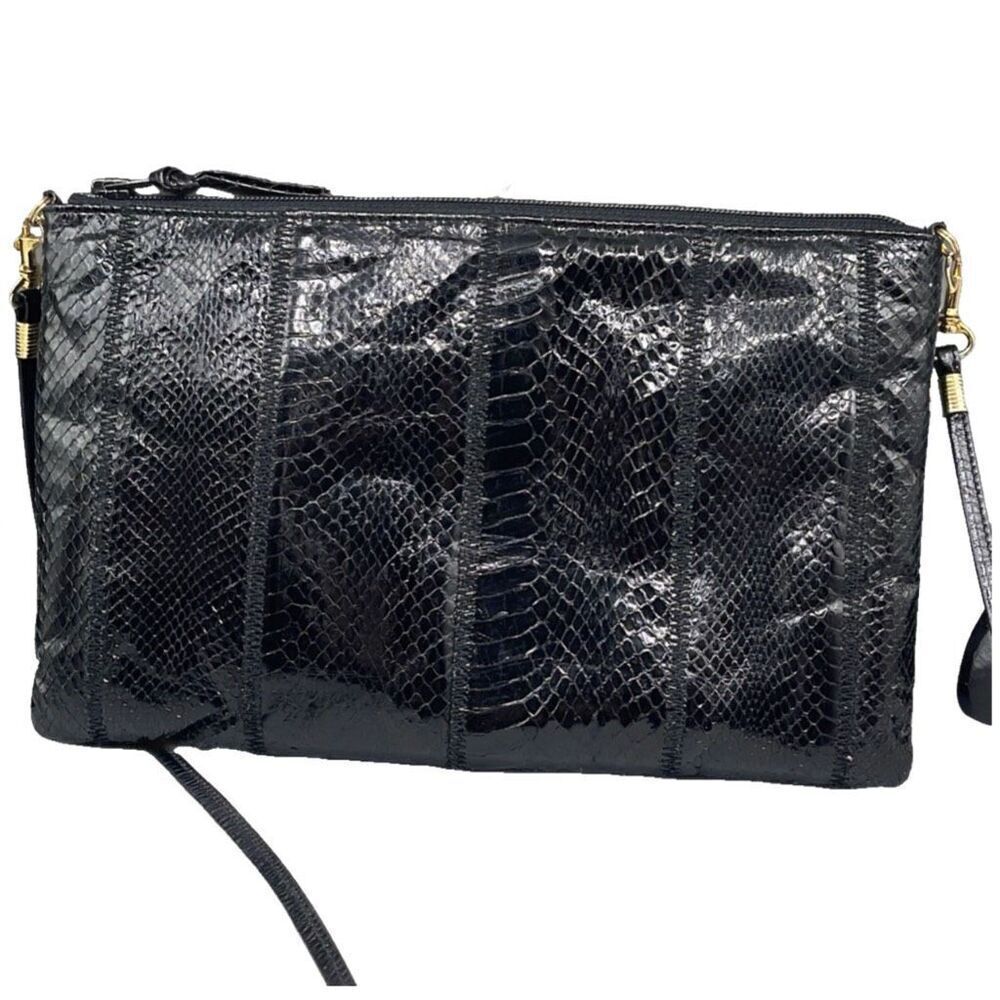 Vintage Four Seasons reptile skin cross body bag.